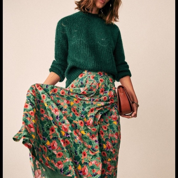 Sezane Sweaters - Sezane Pauline Sweater Jumper Green
